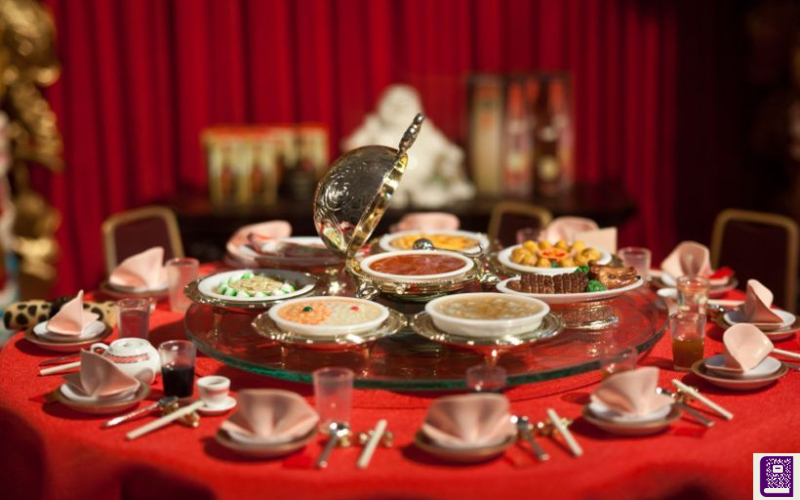โต๊ะหมุนอาหารจีน